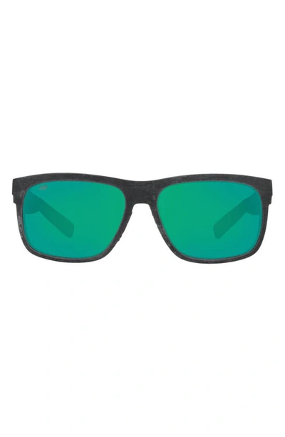 Shop Costa Del Mar 58mm Square Sunglasses In Grey Flash