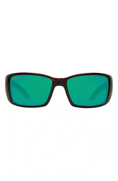 Shop Costa Del Mar 59mm Wraparound Sunglasses In Tort