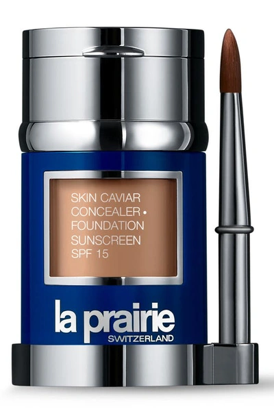 La Prairie Skin Caviar Concealer And Foundation Sunscreen Spf 15, 1.0 Oz./30 ml In Soliel Peche