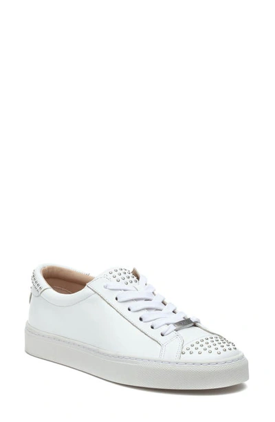 Shop Jslides Lulu Sneaker In White Leather
