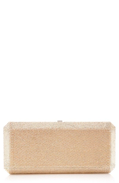 Shop Judith Leiber Couture Slim Rectangle Clutch In Silver Prosecco