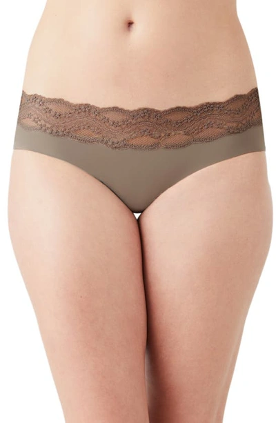 Shop B.tempt'd By Wacoal B.bare Hipster Panties In Walnut
