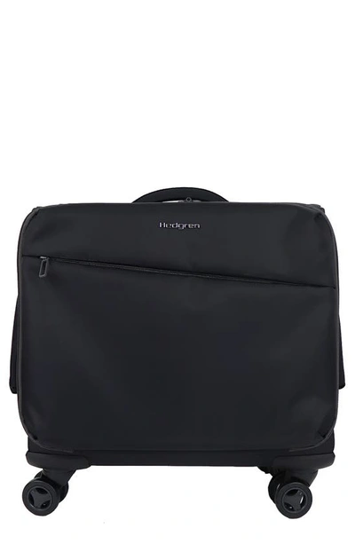 Shop Hedgren Nova Eclipse Small 20-inch Underseat Spinner Carry-on In Black