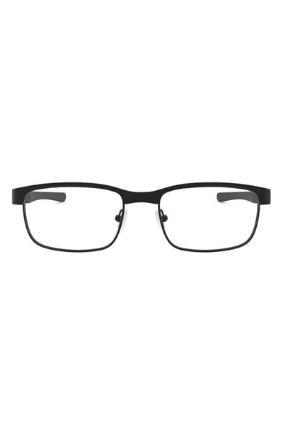 Shop Oakley Surface Plate™ 54mm Rectangular Optical Glasses In Black