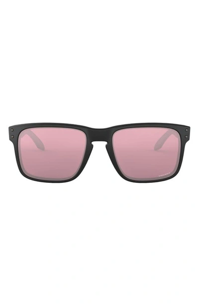 Shop Oakley Holbrook 57mm Sunglasses In Matte Black