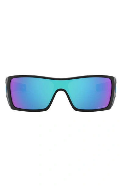 Shop Oakley Batwolf 127mm Shield Sunglasses In Black