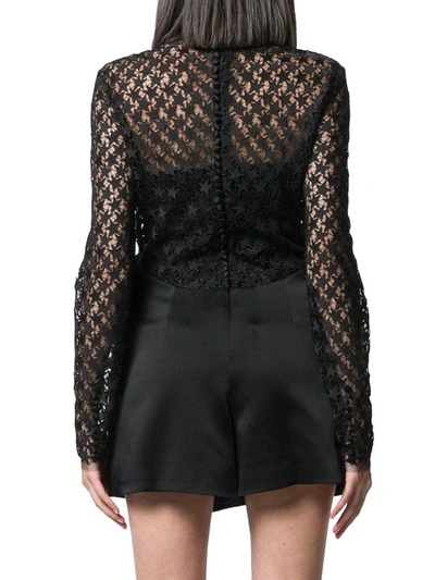 Shop Saint Laurent Women's Black Acetate Dress