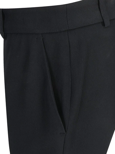 Shop Alexander Mcqueen Women's Black Viscose Pants