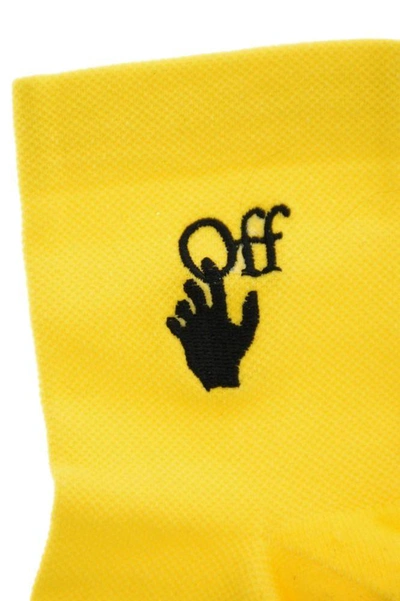 Shop Off-white Women's Yellow Polyamide Socks