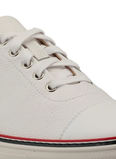 Shop Thom Browne Sneakers White