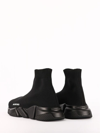 Shop Balenciaga Black Speed Sneakers