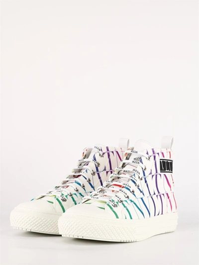 Shop Valentino Multicolor Vltn Sneakers