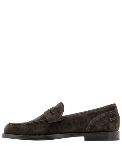 Shop Alberto Fasciani "brian" Loafers In Brown