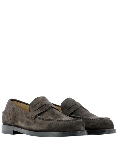 Shop Alberto Fasciani "brian" Loafers In Brown