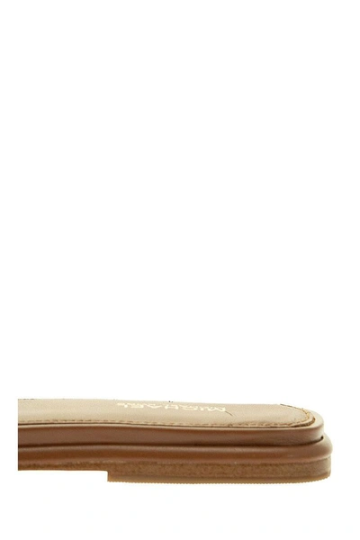 Shop Michael Kors Amelia - Braided Slide Sandal In Luggage