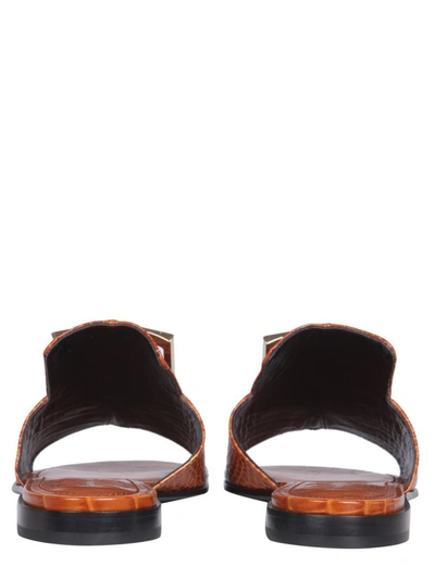 Shop Givenchy 4g Sandals In Buff