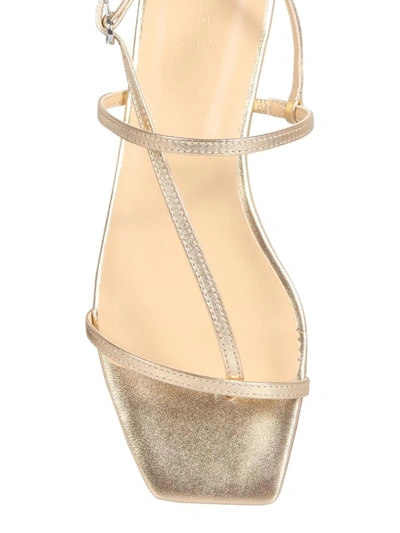 Shop Aeyde Anna Sandals In Gold