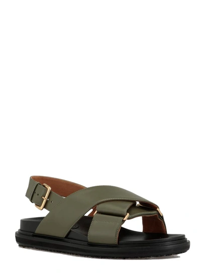 Shop Marni Sandals Green