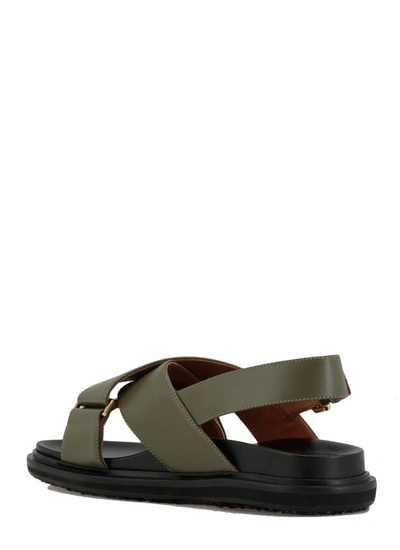 Shop Marni Sandals Green