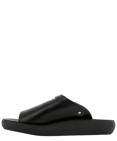 Shop Ancient Greek Sandals "gallae Comfort" Sandals In Black  