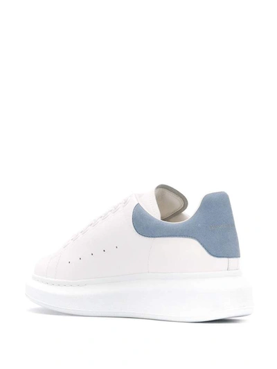 Shop Alexander Mcqueen Sneakers Clear Blue