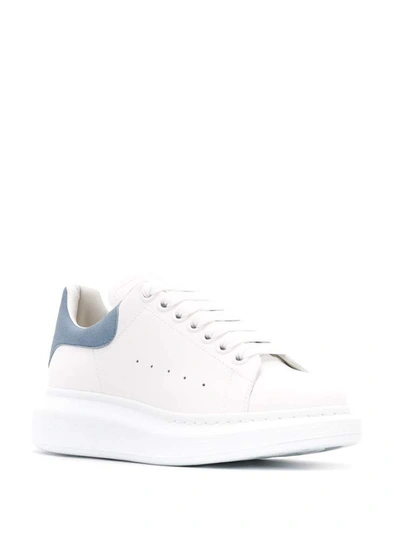 Shop Alexander Mcqueen Sneakers Clear Blue