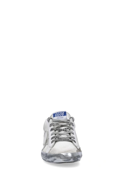 Shop Golden Goose Sneakers In Optic White/ice/silver