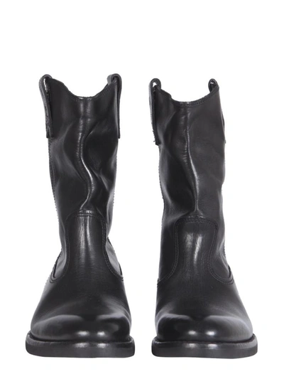 Shop Golden Goose Biker Boots In Black