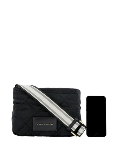 Shop Marc Jacobs "the Quilted" Crossbody In Black  