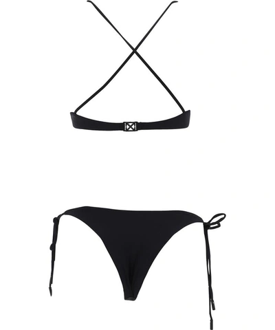 Shop Off-white "strap" Bikini In Black  