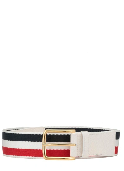 Shop Thom Browne Belts White