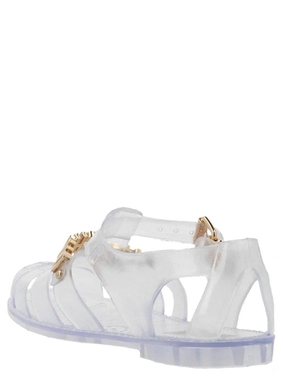 Shop Moschino Women's White Other Materials Sandals