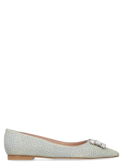 Shop Stuart Weitzman Women's Blue Flats