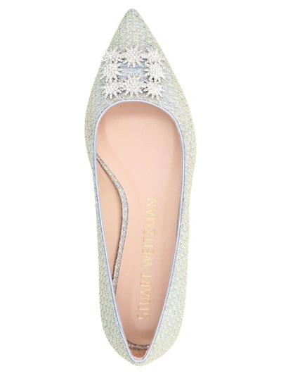 Shop Stuart Weitzman Women's Blue Flats