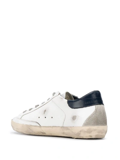 Shop Golden Goose Women's White Leather Sneakers