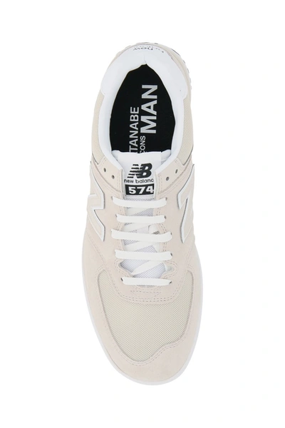 Shop Junya Watanabe X New Balance 574 Sneakers In Beige