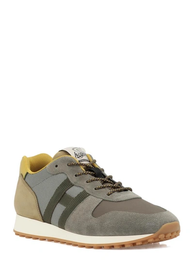 Shop Hogan Sneakers In Fieno+lime+nero+militare