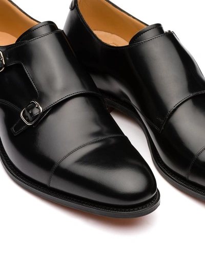 Shop Church's Detroit Double Monk Shoe In Black
