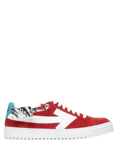 Shop Off-white Arrow Sneakers Red