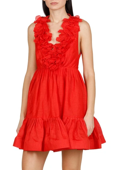 Shop Zimmermann Dresses Red
