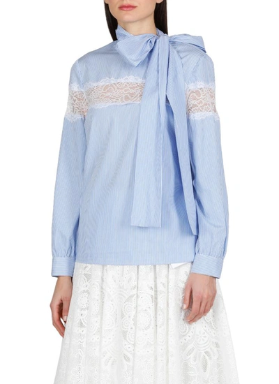 Shop Red Valentino R.e.d. Valentino Shirts Light Blue