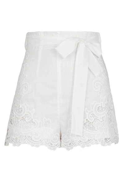 Shop Zimmermann Shorts White