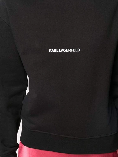 Shop Karl Lagerfeld Sweaters Black