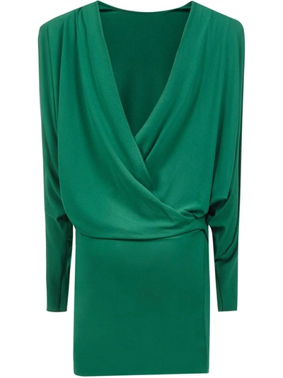 Shop Alexandre Vauthier Dresses In Emerald