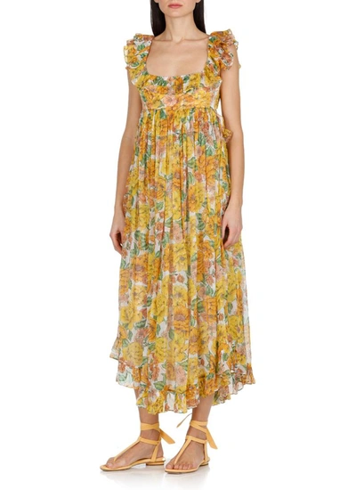 Shop Zimmermann Dresses Yellow