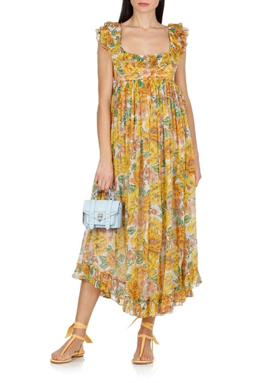 Shop Zimmermann Dresses Yellow