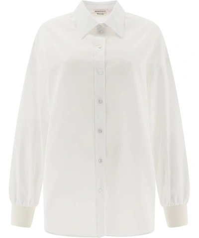 Shop Alexander Mcqueen "cocoon" Shirt In White