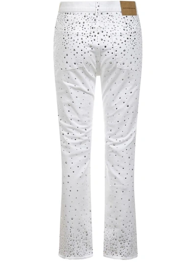 Shop Alexandre Vauthier Jeans White