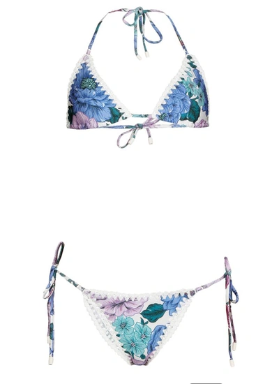 Shop Zimmermann Sea Clothing In Lilac Floral