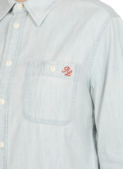 Shop Ralph Lauren Shirts In Chambray